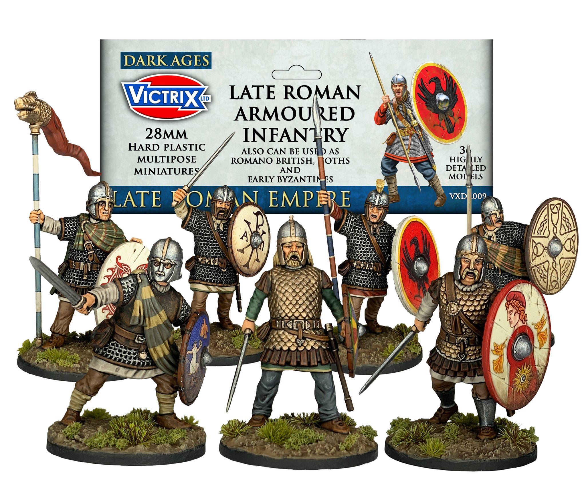 Figuras sin pintar Victrix 28 mm (1:56) - Edad Oscura y ejércitos romanos tardíos - Imagen 12 de 20