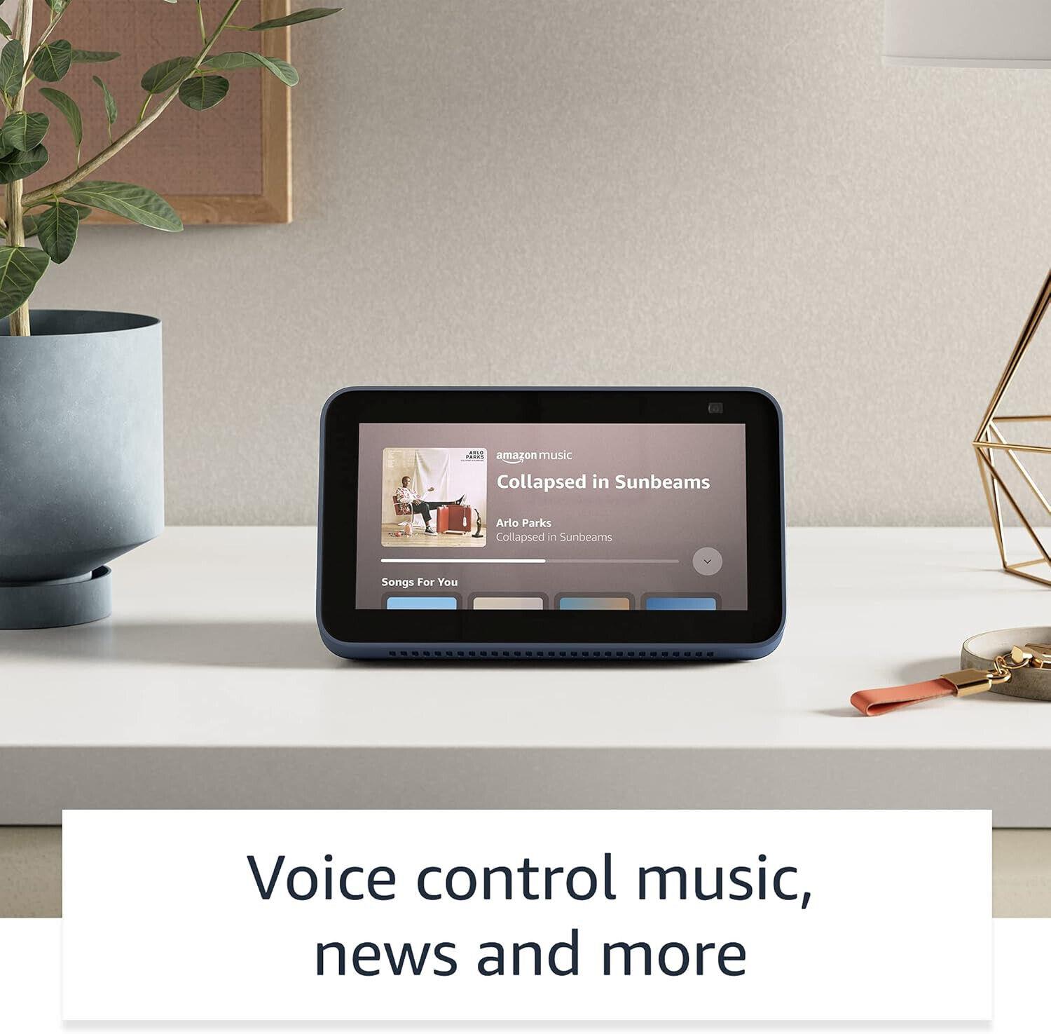 AMAZON ECHO SHOW 5 2ND GEN SMART SPEAKER TV DISPLAY WITH ALEXA - BLACK / WHITE - Picture 11 of 14