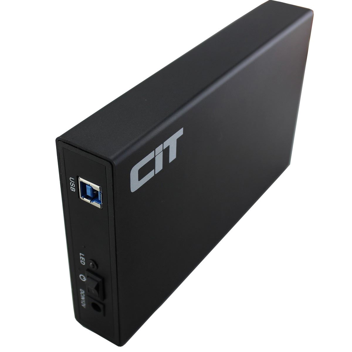 CiT 3.5" USB 3.0 SATA Aluminium External Hard Disk Drive Enclosure U3YA Black 5055492412126 eBay