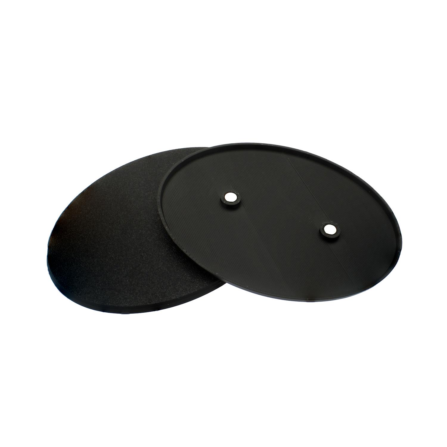 Bases de plástico Wargaming ovaladas 120x92 mm + imán para Warhammer, 40K, AOS - negras - Imagen 3 de 4