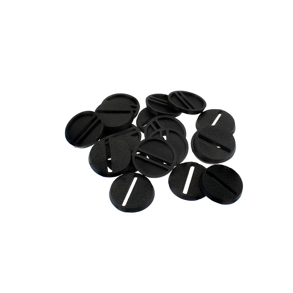 Bases de plástico Wargaming ranura redonda de 25 mm + imán para miniaturas de mesa, AOS - Imagen 4 de 4