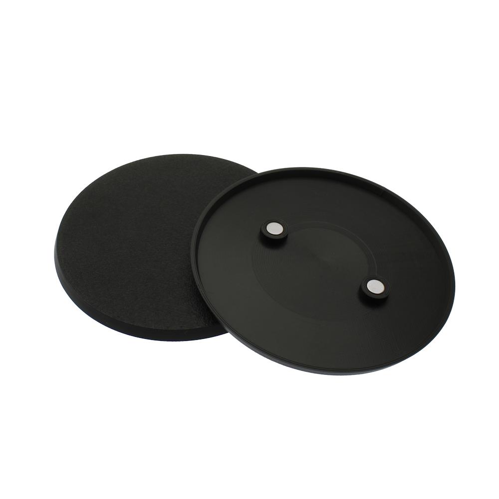 Basi modello in plastica tondo Wargaming 90 mm + magnete per Warhammer, AOS, 40K - Foto 3 di 4