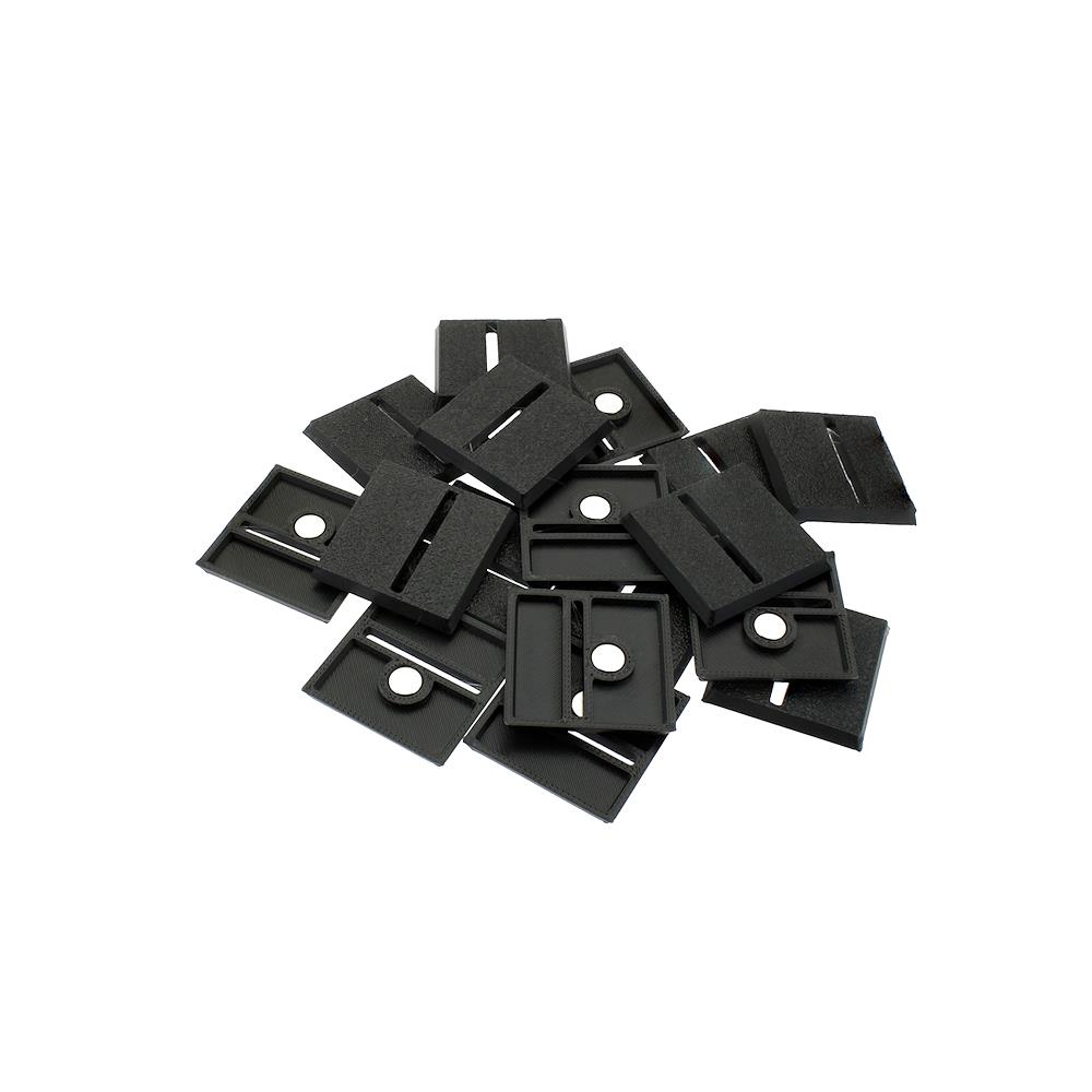 Bases de plástico ranura horizontal cuadrada de 25 mm + imán para Warhammer, AOS, 40K - Imagen 3 de 4