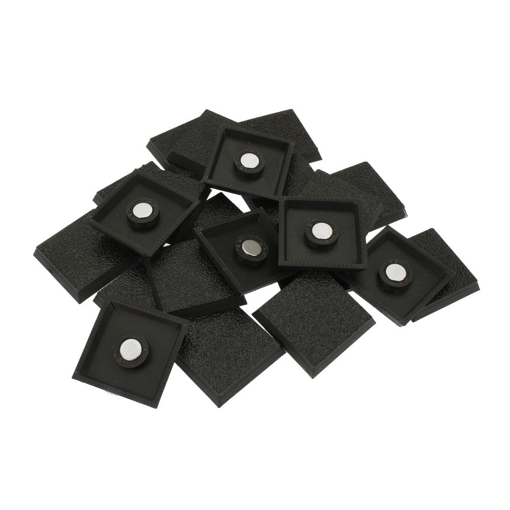 Bases cuadradas de plástico para modelos Wargaming + imán para Warhammer, AOS, 40K - Imagen 8 de 8