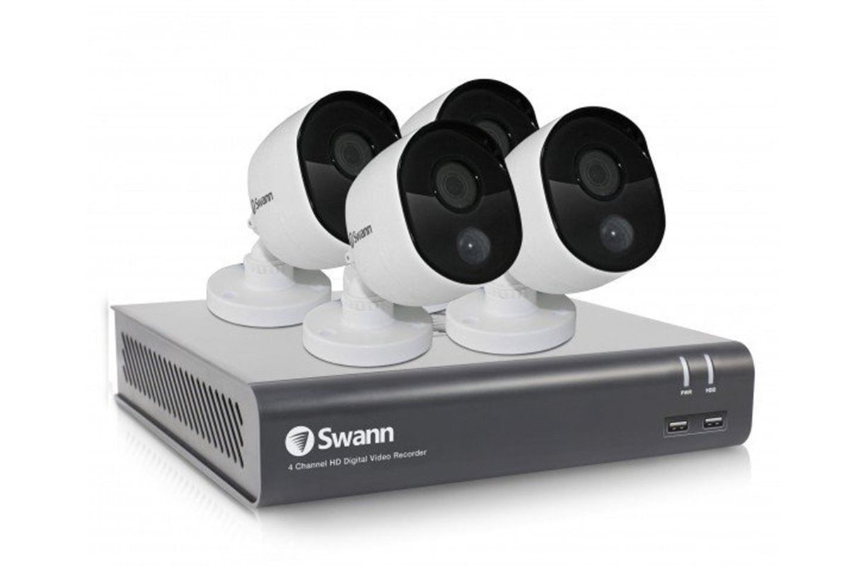 Swann DVR4575 4 Ch 2mp HD 1080p CCTV Recorder & 4 x Thermal Sensing