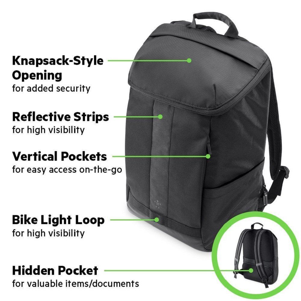 Belkin F8N902 Active Pro Commuter Backpack for 15.6 inch Laptop MacBook
