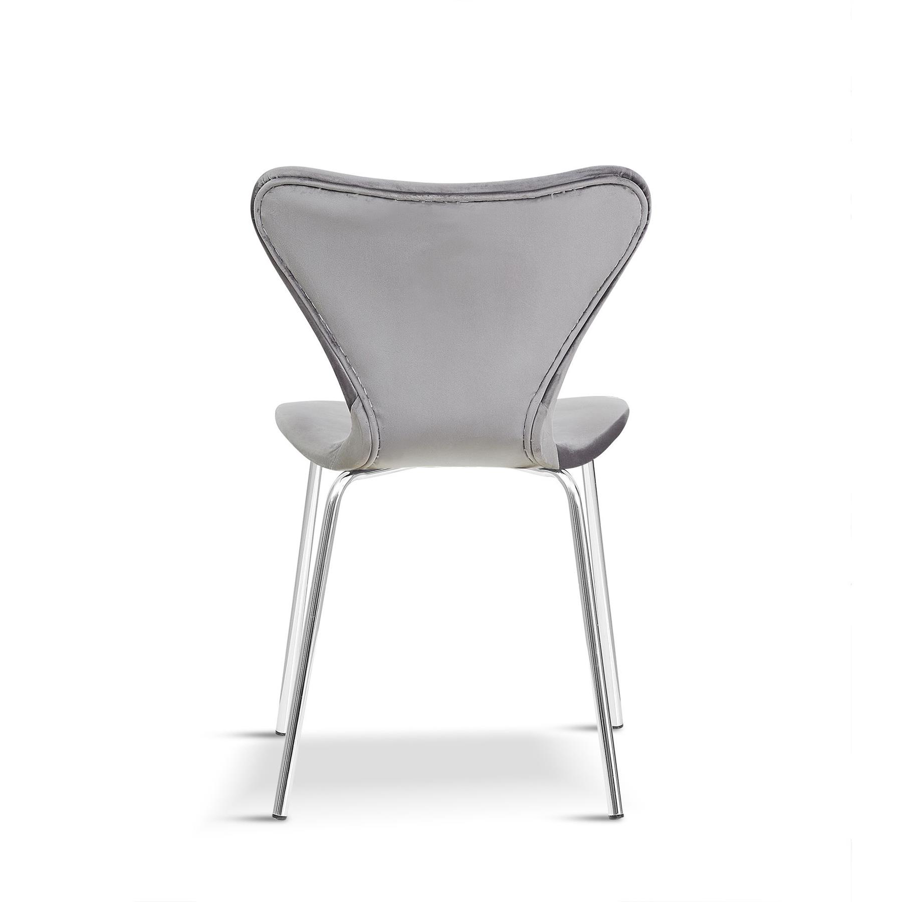 Tulip Dining Table and Chairs Set Velvet/Plastic Seat Multi-color Legs - Picture 39 of 72