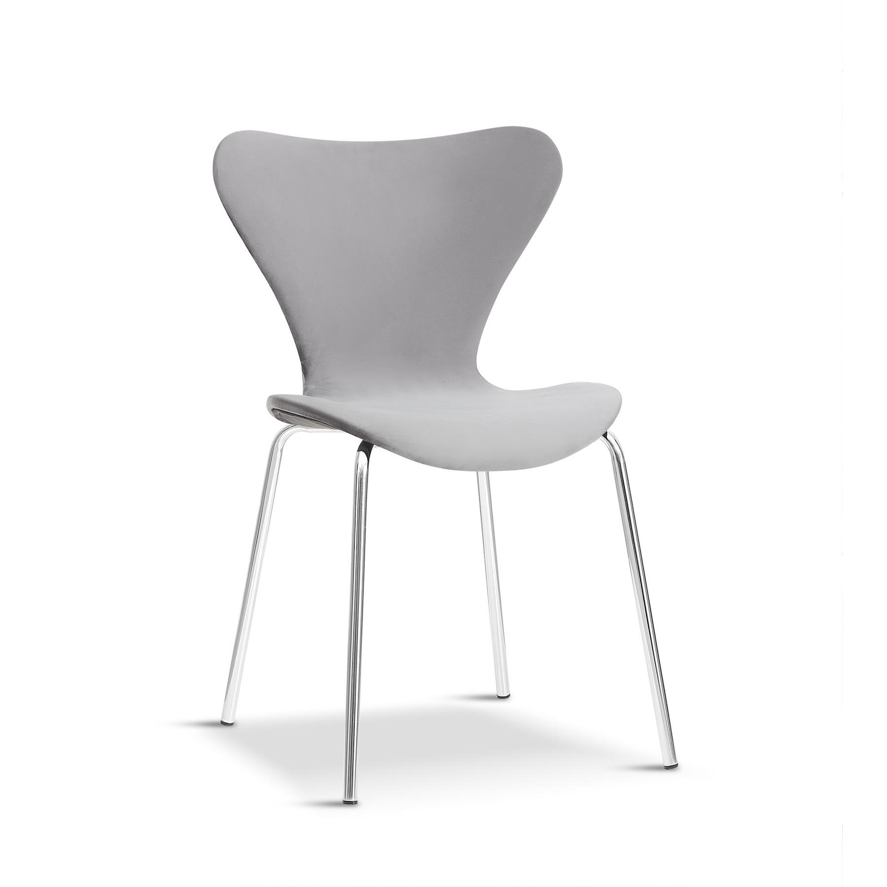 Tulip Dining Table and Chairs Set Velvet/Plastic Seat Multi-color Legs - Picture 36 of 72