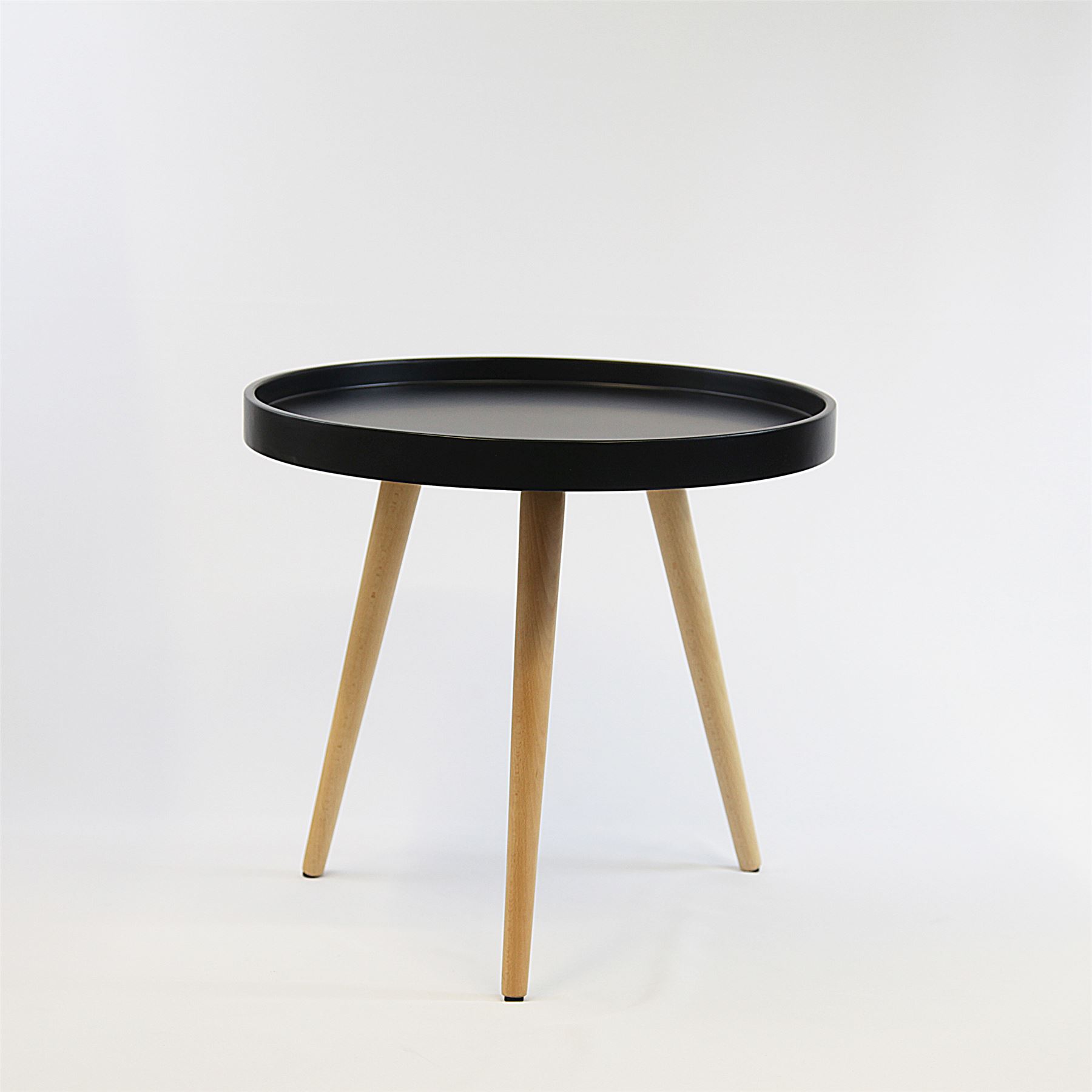 Capri Round Tray Table coffee table solid wood in 50cm eBay
