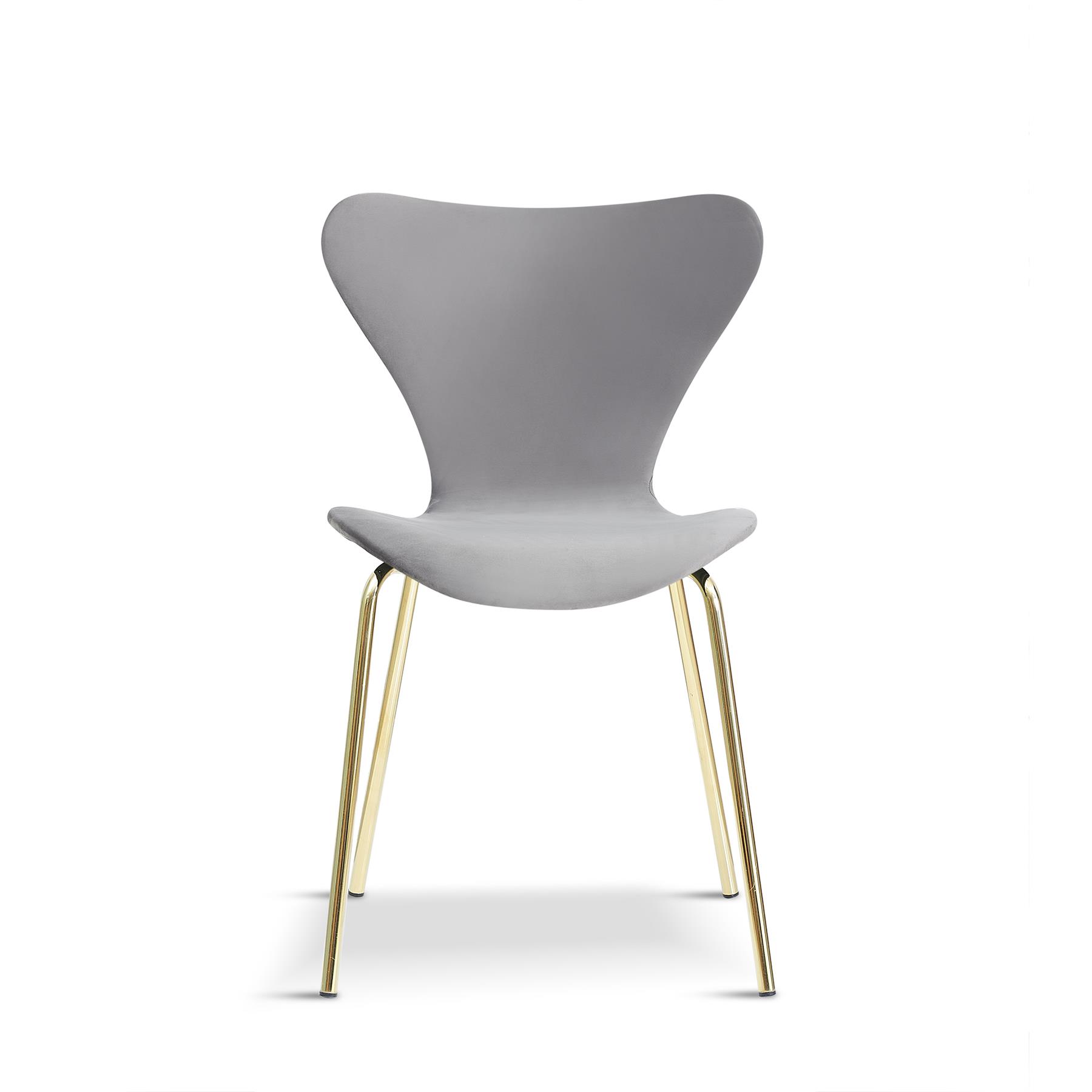 Tulip Dining Table and Chairs Set Velvet/Plastic Seat Multi-color Legs - Picture 32 of 72