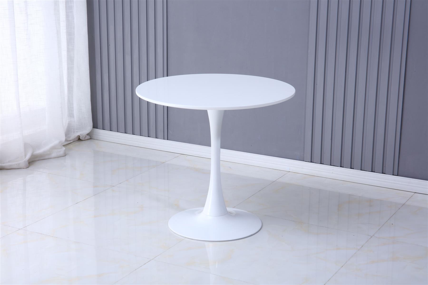 Tulip Dining Table and Chairs Set Velvet/Plastic Seat Multi-color Legs - Picture 11 of 72
