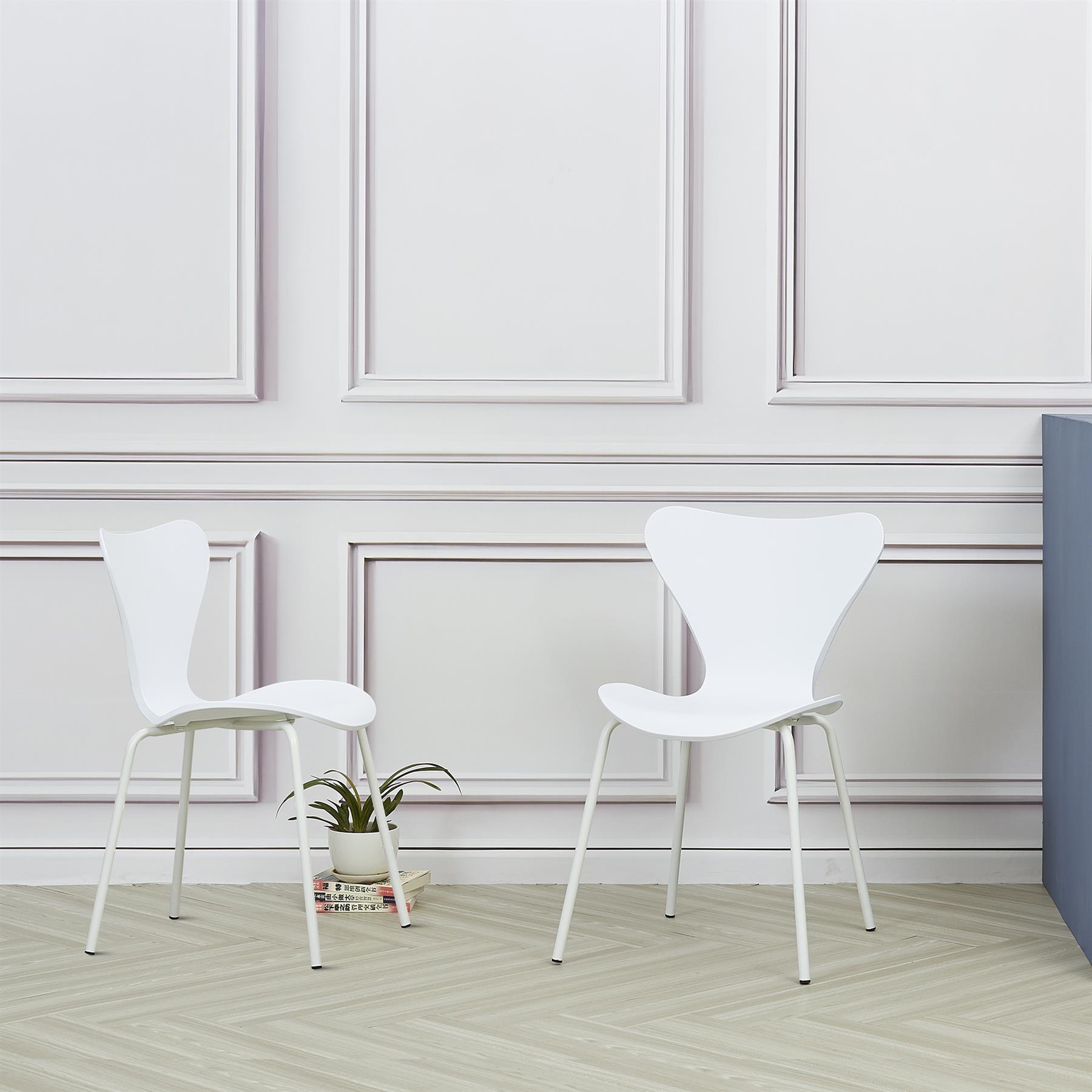 Tulip Dining Table and Chairs Set Velvet/Plastic Seat Multi-color Legs - Picture 62 of 72