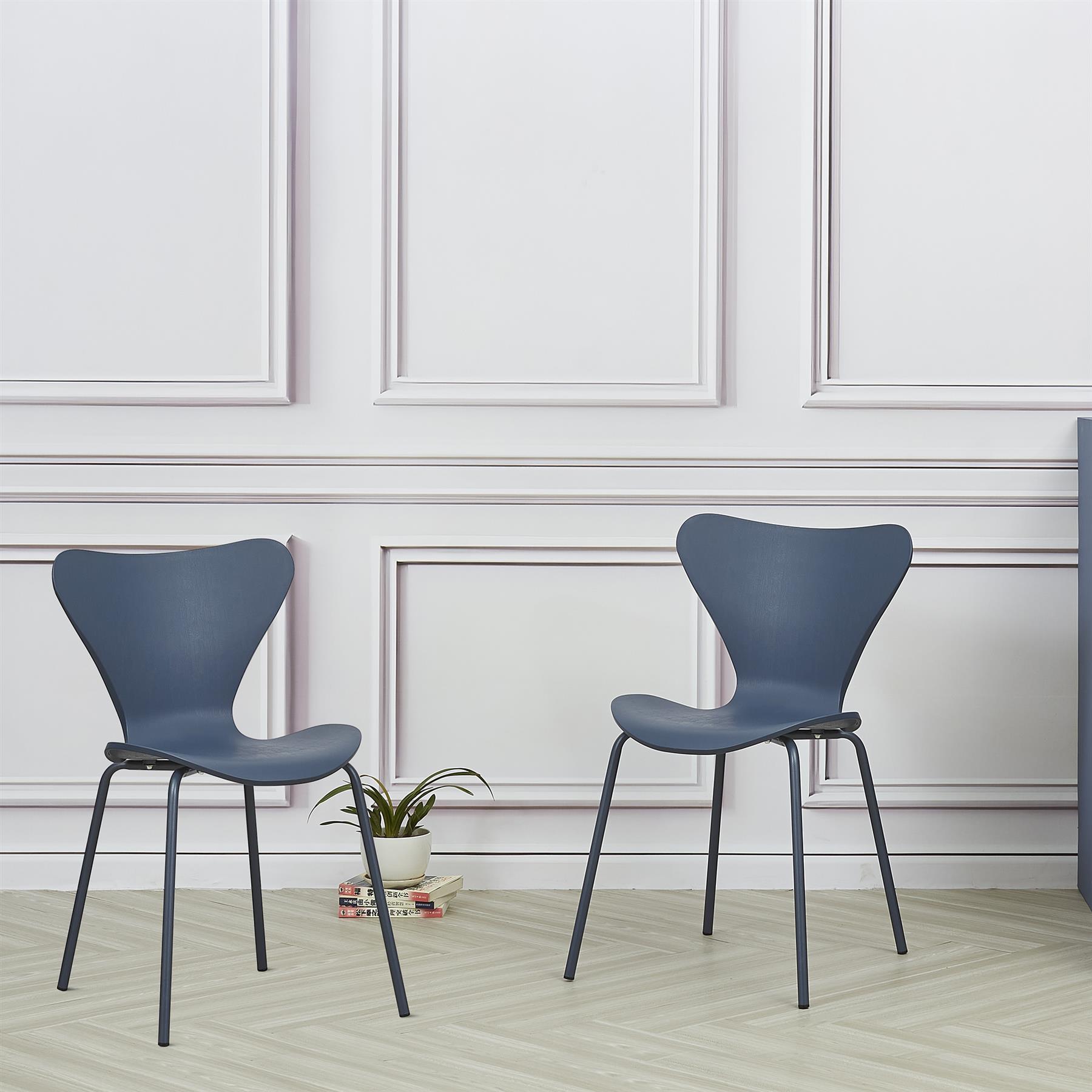 Tulip Dining Table and Chairs Set Velvet/Plastic Seat Multi-color Legs - Picture 41 of 72
