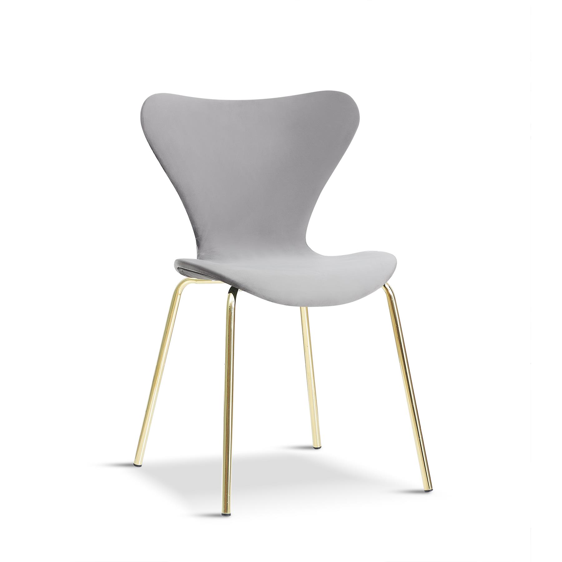 Tulip Dining Table and Chairs Set Velvet/Plastic Seat Multi-color Legs - Picture 31 of 72