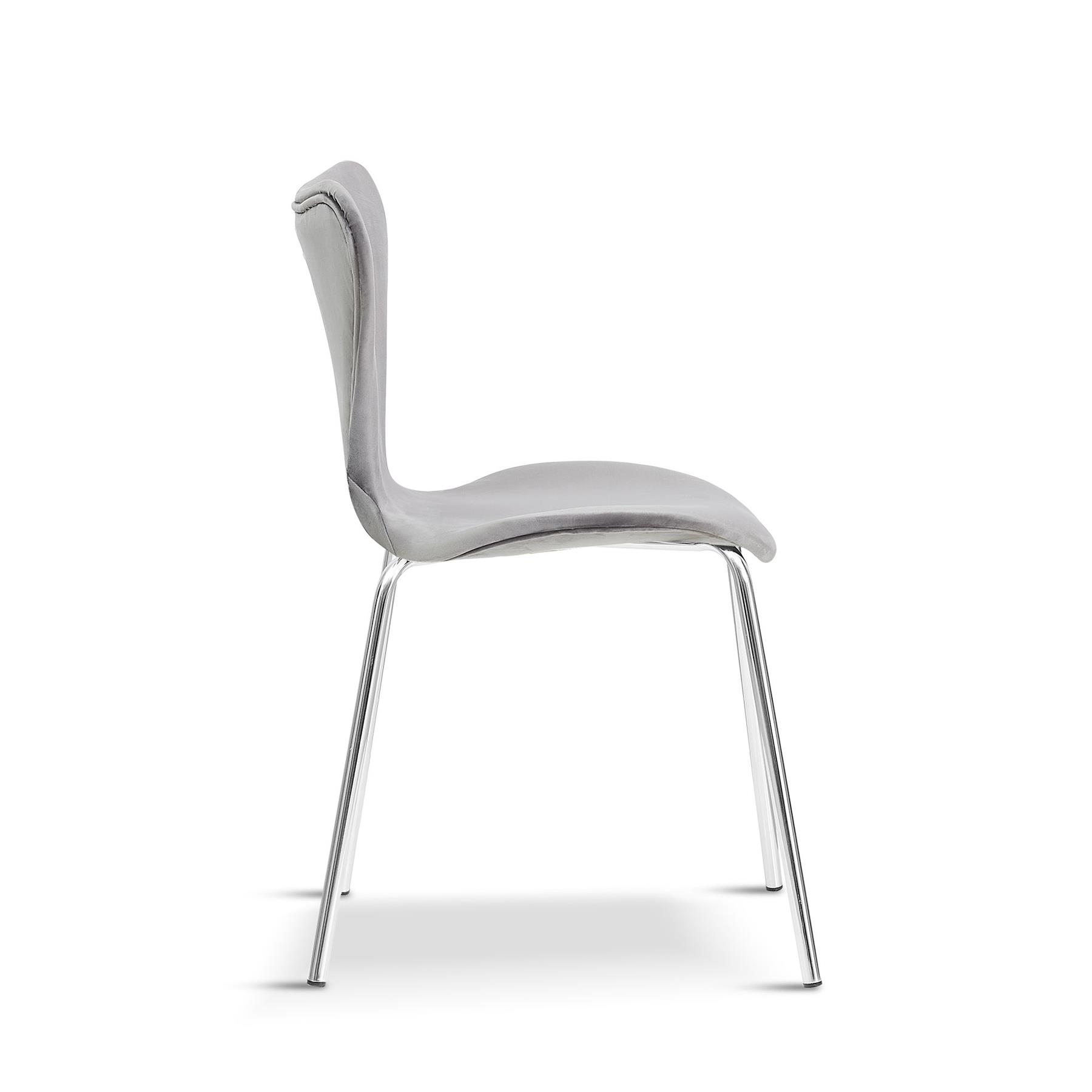 Tulip Dining Table and Chairs Set Velvet/Plastic Seat Multi-color Legs - Picture 38 of 72