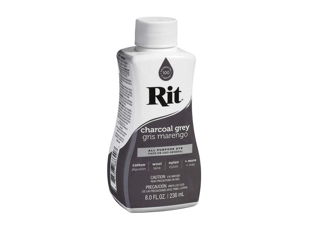 Rit Liquid Dye Charcoal Grey All Purpose Clothing, Fabric Dye