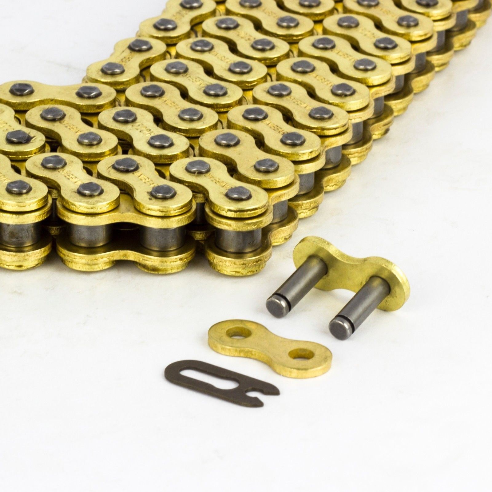 HILAKE 520 O-Ring Motorcycle Chain, 114 Links, Double Strand, Alloy Steel, 1 Inch Pitch, Powersports Drive Chain, For Motorcycles, Bicycles, Go-Karts, Mini Trail Bikes - Foto 3