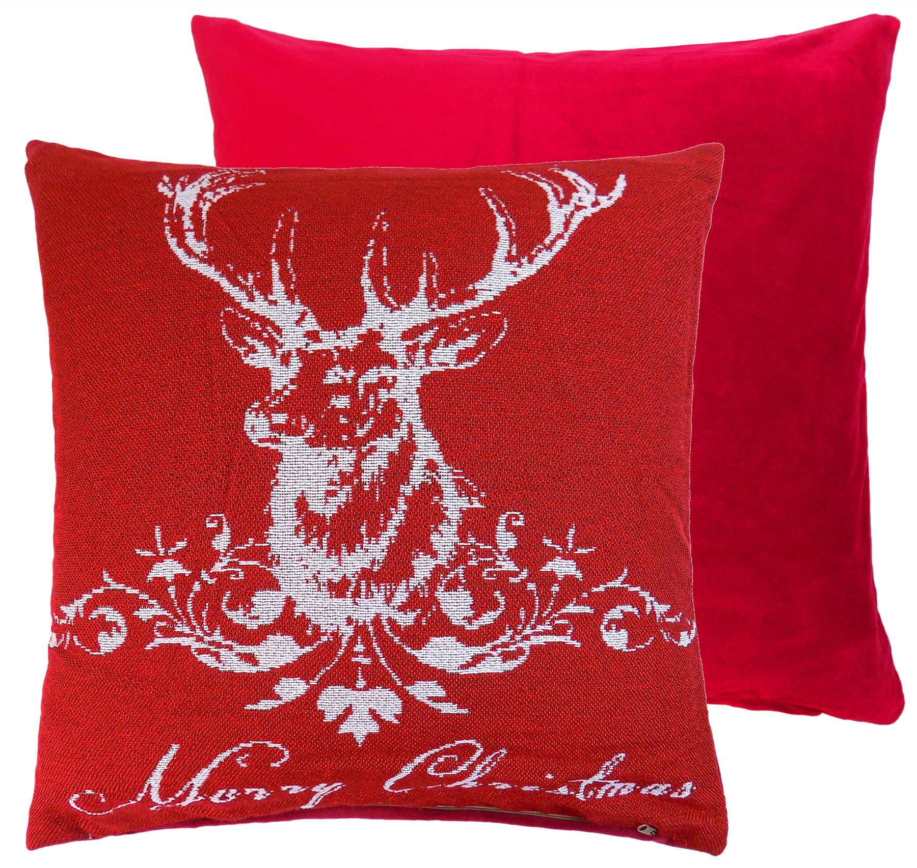 Tartan deer stag-Imprimé housses de coussin oreiller cas home decor ou intérieure