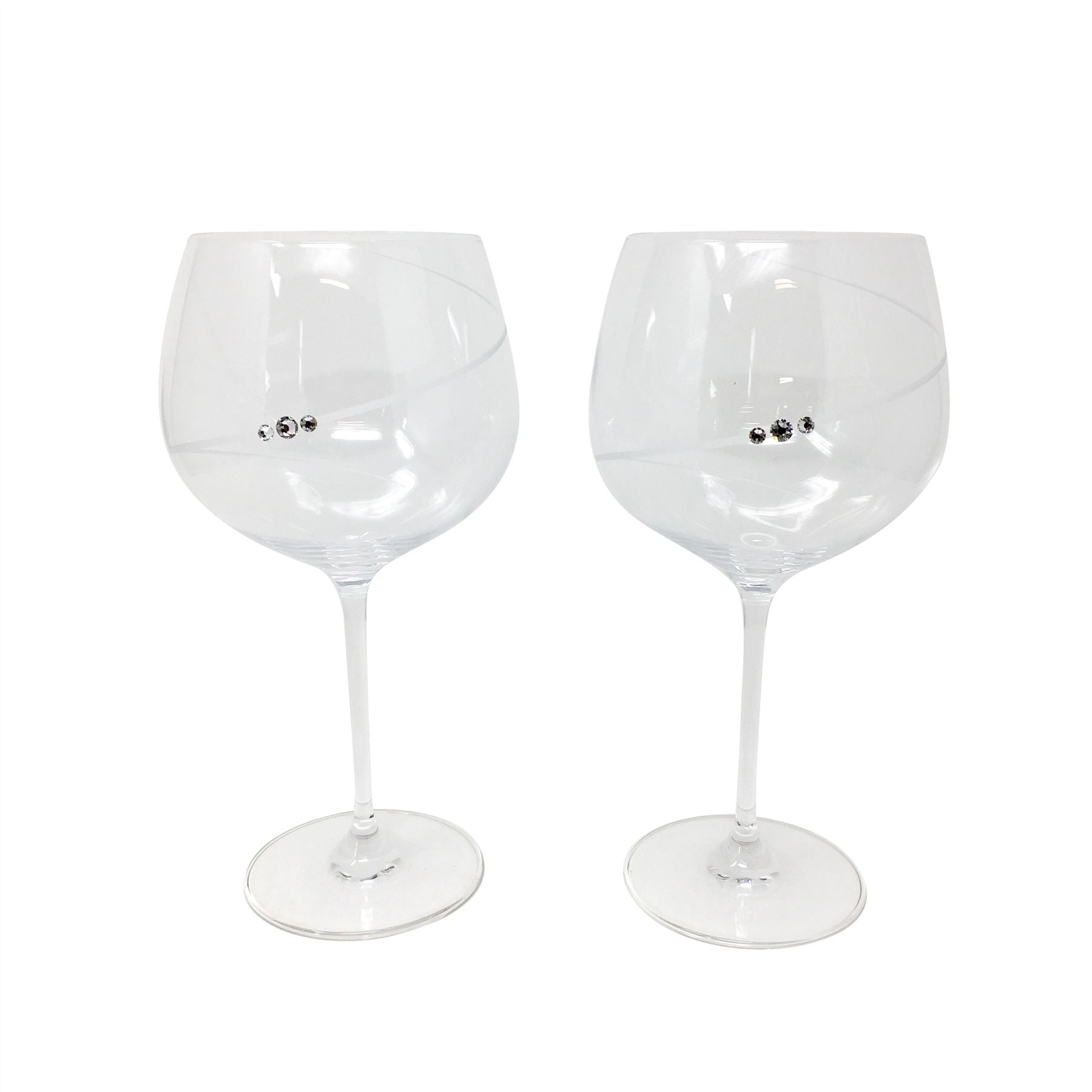 swarovski crystal gin glasses