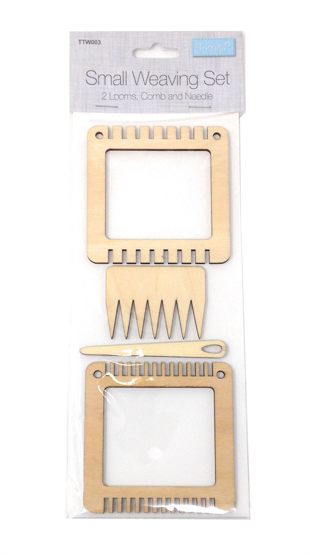Small Wooden Weaving Loom Comb Needle Set Craft Hobby Kit eBay