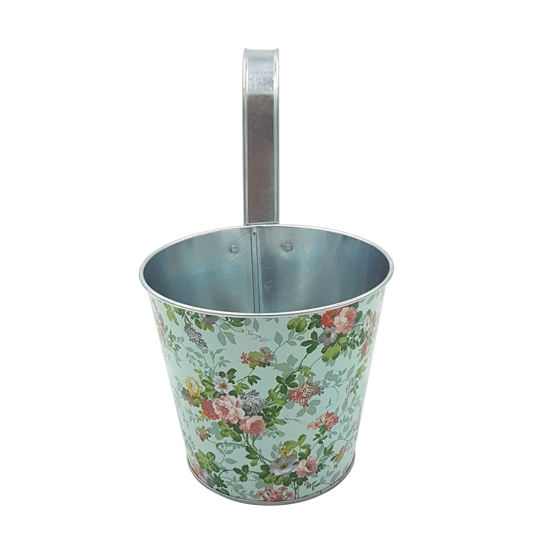 1 Pieces En Metal En Fer A Suspendre Plantes Jardiniere Pot De Fleurs Pour Balcon Jardin Home Decor Rose Jardinage Pots A Suspendre