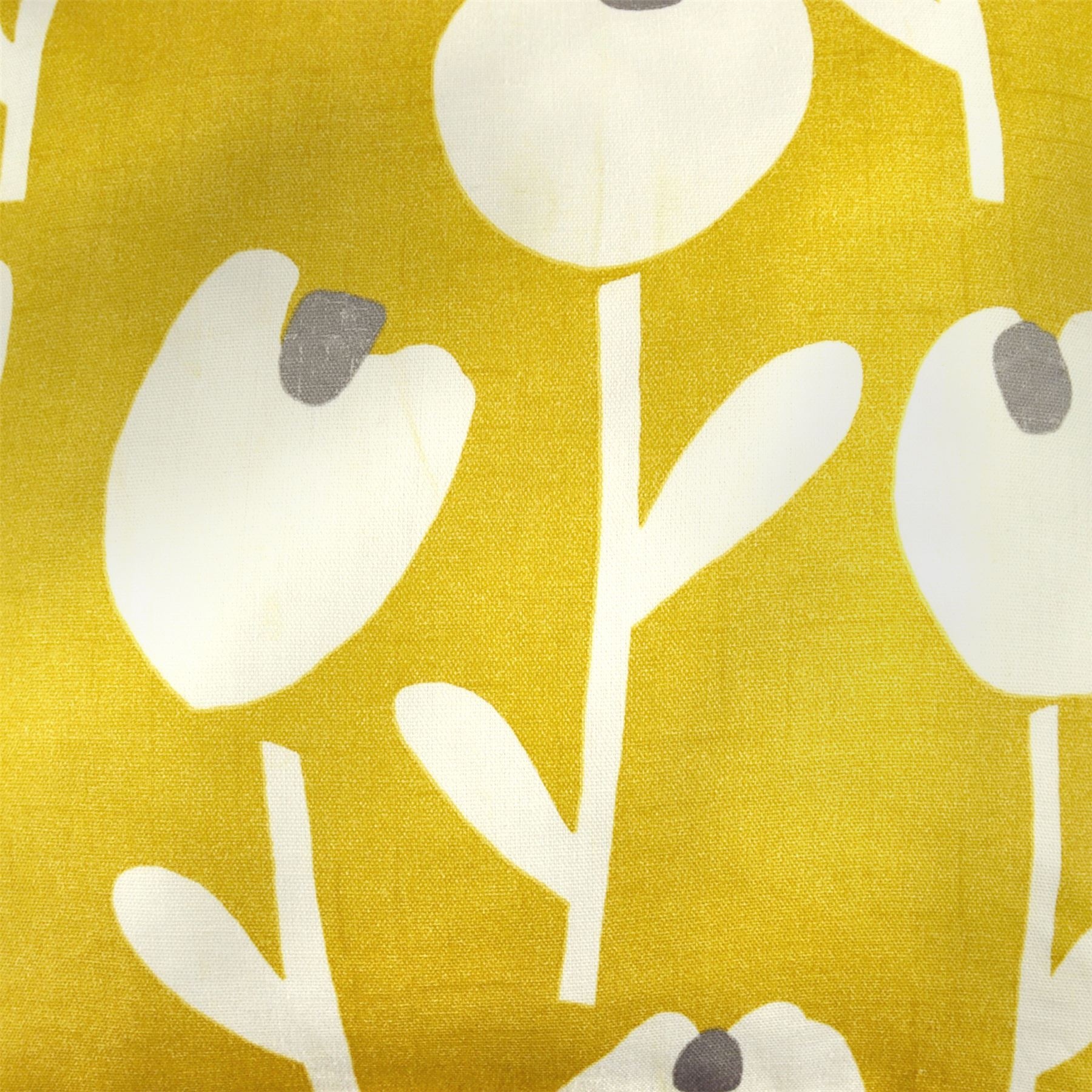 Fleur silhouette à motifs Peach en coton mélangé blanc taille King housse de couette