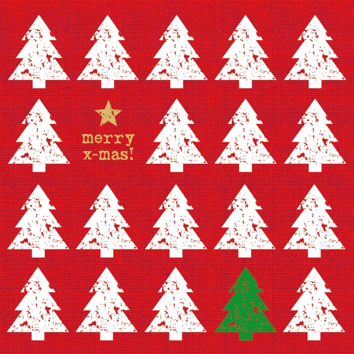 Tovagliolo Albero Di Natale.Alberi Di Natale Merry Rosso Confezione 20 Tovaglioli Carta 33cm X Ebay