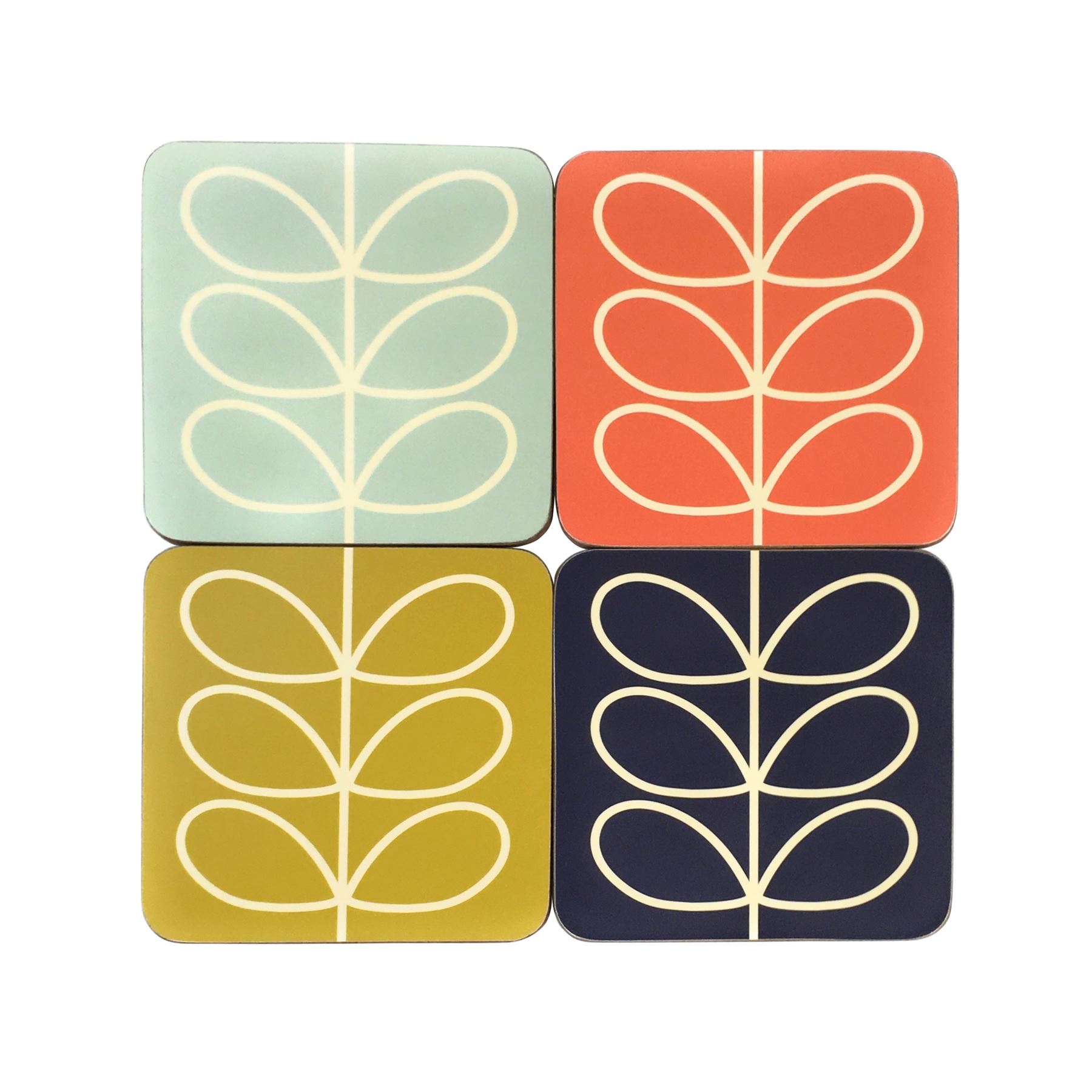 Great Gift Idea Linear Stem Design Orla Kiely Set of 4 Egg Cups Great Gift Idea Linear Stem Design Orla Kiely Set of 4 Egg Cups