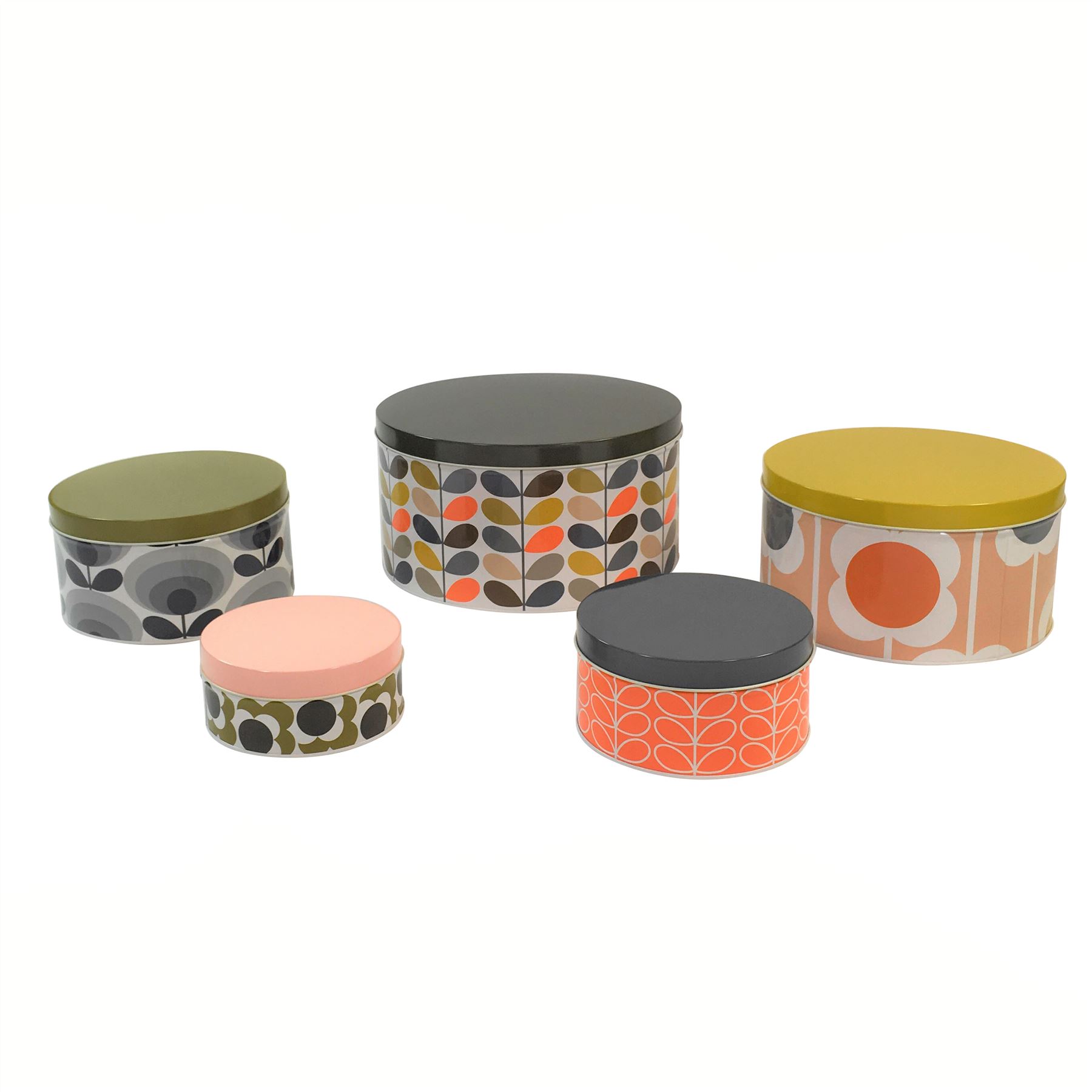 OFFICIAL LICENSED ORLA KIELY STEM CAKE FOOD GENERAL STORAGE METAL TINS