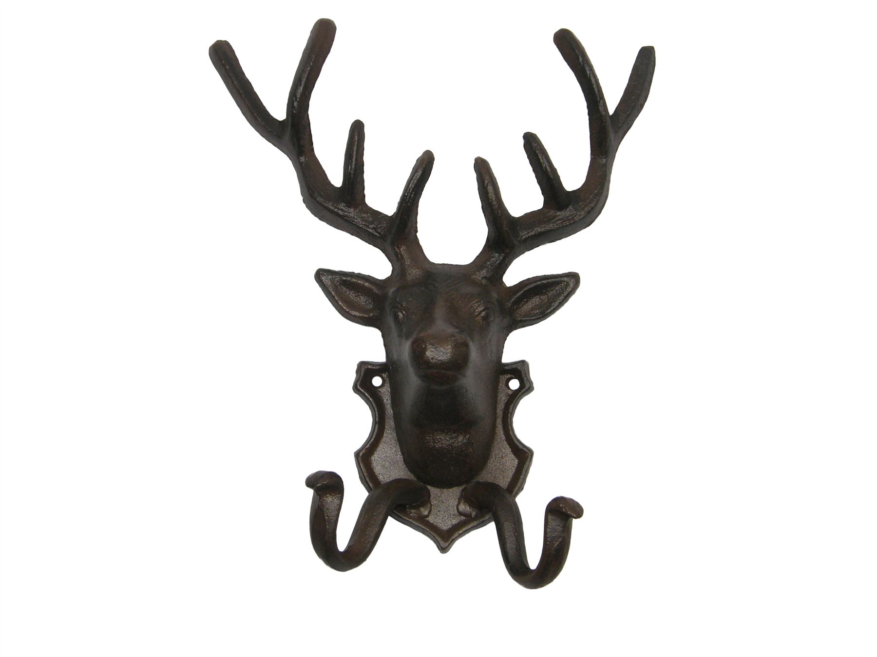CAST IRON STAG DEER COAT HOOK eBay