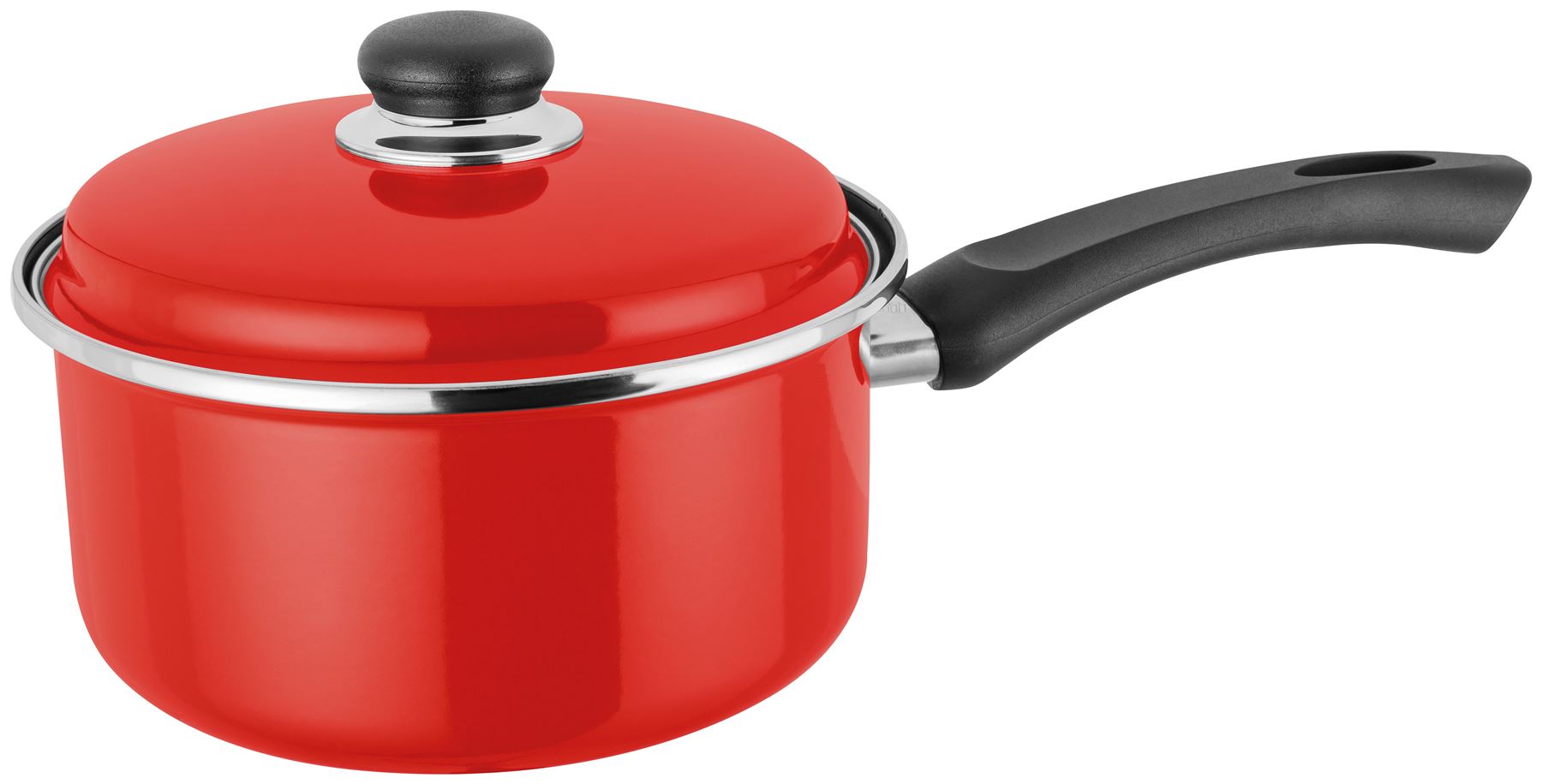 5 PIECE RED ALL HOBS INDUCTION READY TEFLON NON STICK OVEN SAFE PAN SET