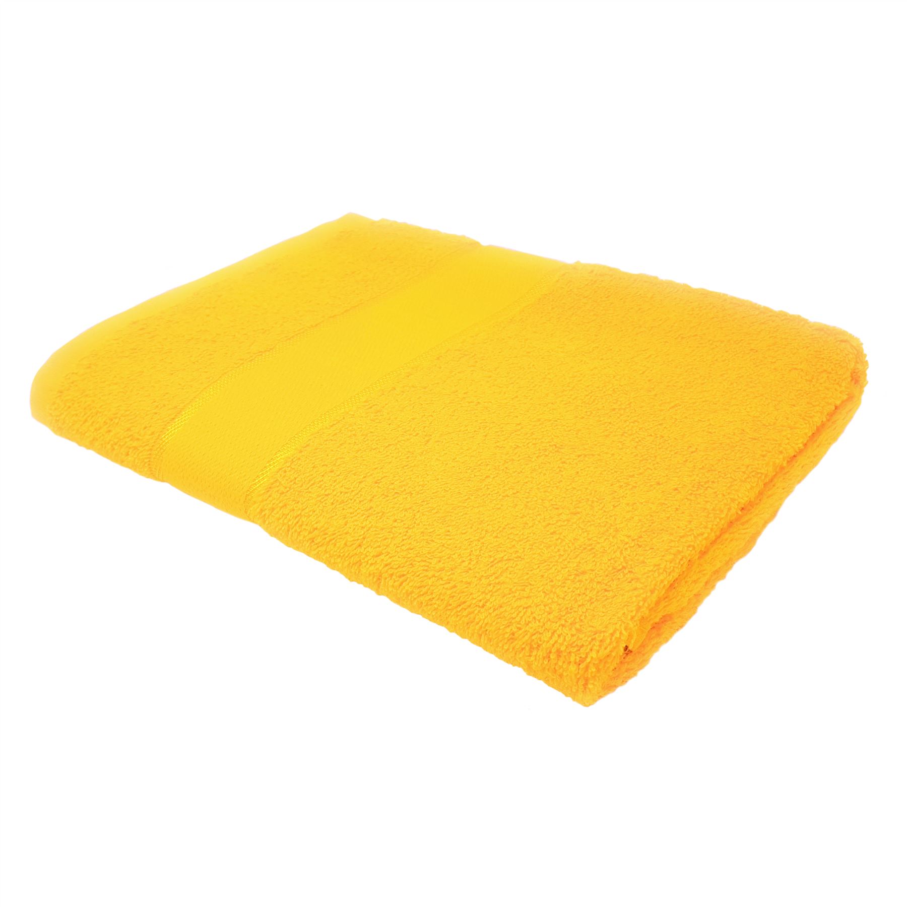 STRIPED BRIGHT 100 COMBED COTTON SOFT ABSORBANT YELLOW BATH TOWEL eBay