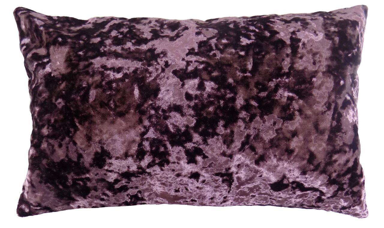 43CM housse de coussin 2 x velours violet soft 17/"