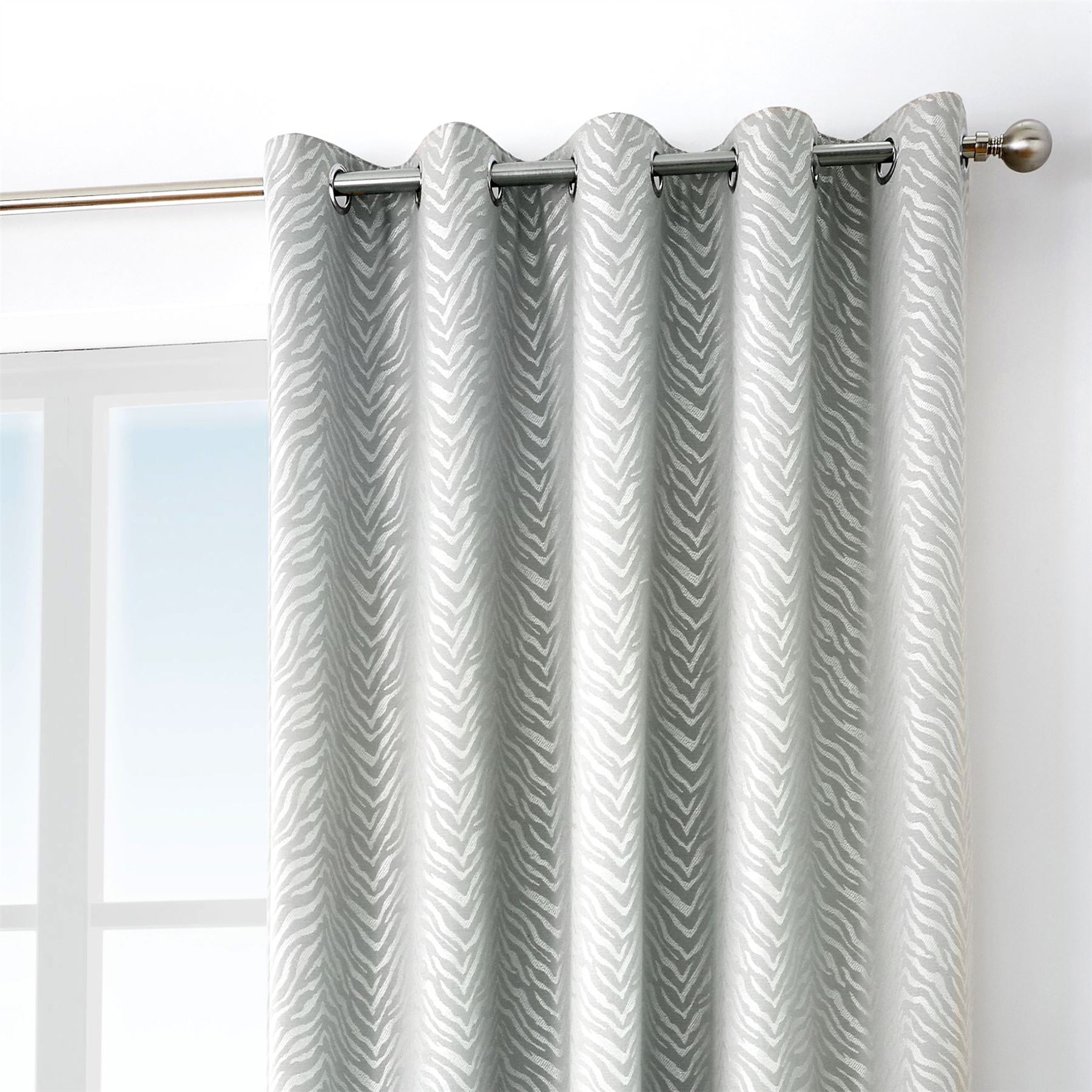 JACQUARD TREES GRAPHITE GREY HEAVYWEIGHT LINED RING TOP CURTAINS *7 SIZES*