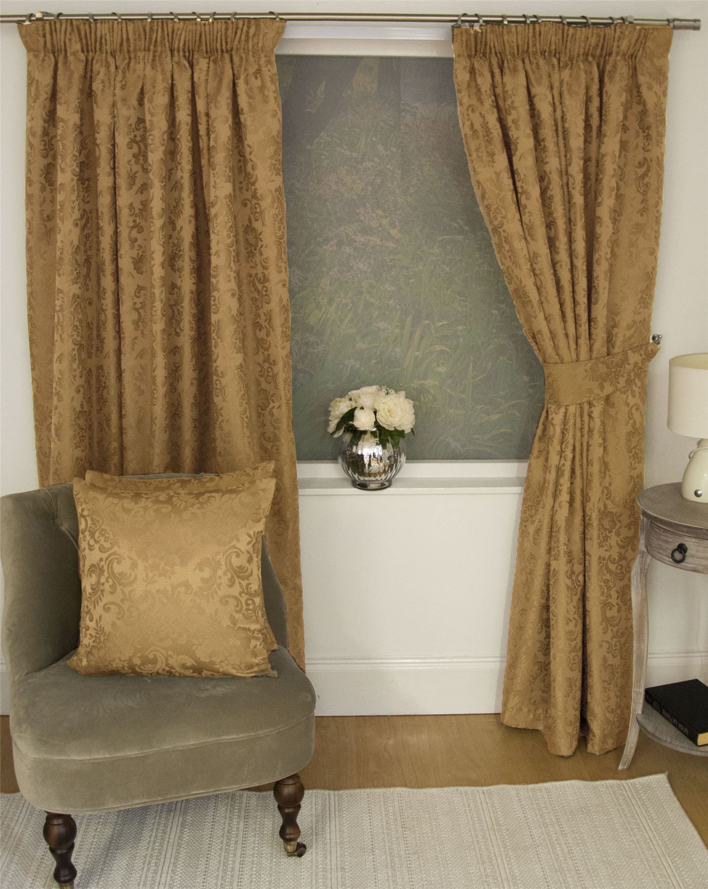 JACQUARD Floreale Floreale Floreale Damasco oro TENDE A RIGHE CON PIEGHE 10 Taglie b0f37e JACQUARD Floreale Floreale Floreale Damasco oro TENDE A RIGHE CON PIEGHE 10 Taglie b0f37e