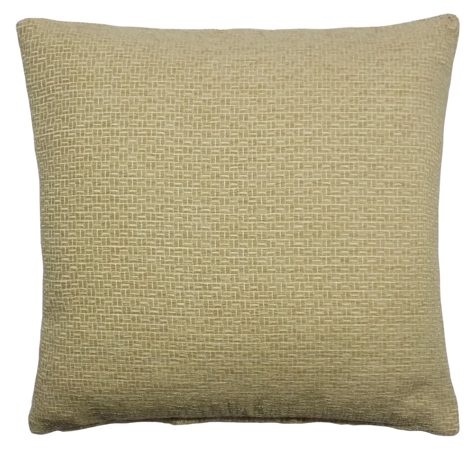 43CM Vert crème moderne feuille luxueux épais CHENIILE housse de coussin 17/"