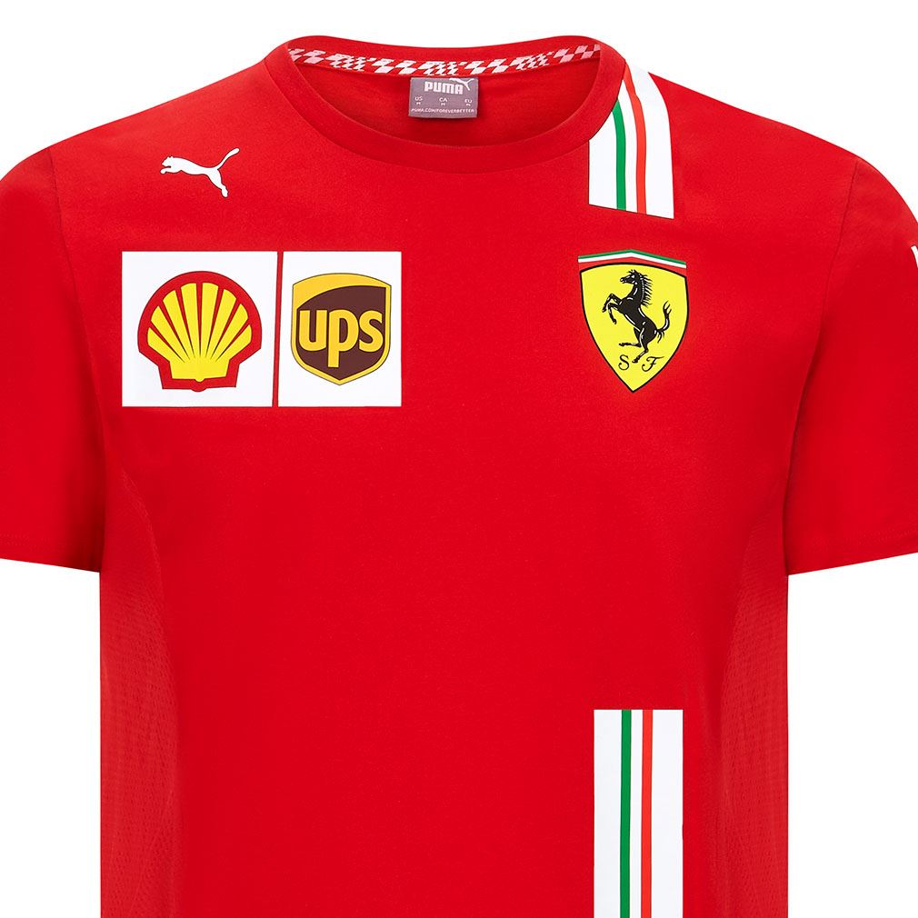 Ferrari Scuderia 2019 F1 Mens Team T-Shirt Ferrari Scuderia 2019 F1 Mens Team T-Shirt