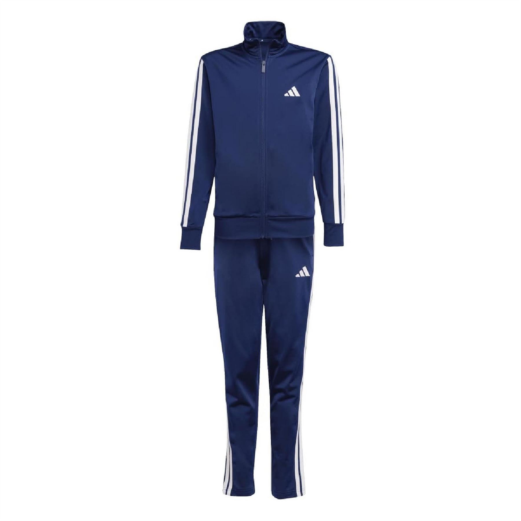 Adidas Unisex Dark Blue Junior Essentials Climacool Tracksuit 13 Years In Blue