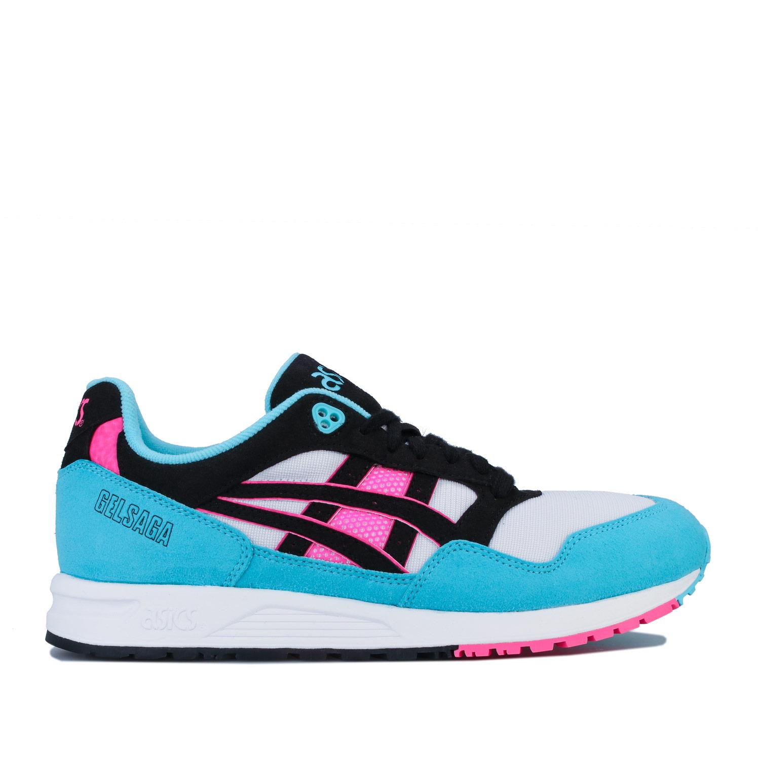 Mens Asics Tiger GELSAGA/GEL-LYTE Trainers in Green/White/Black/Grey/Blue |  eBay