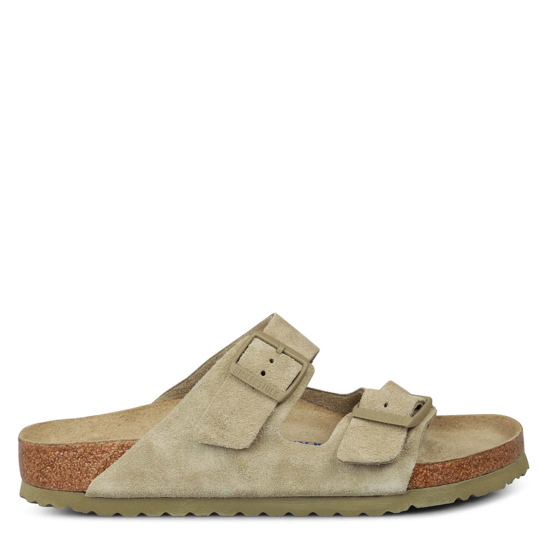 Birkenstock Men's Faded Khaki Arizona Sft Footb 7 (40) In Green