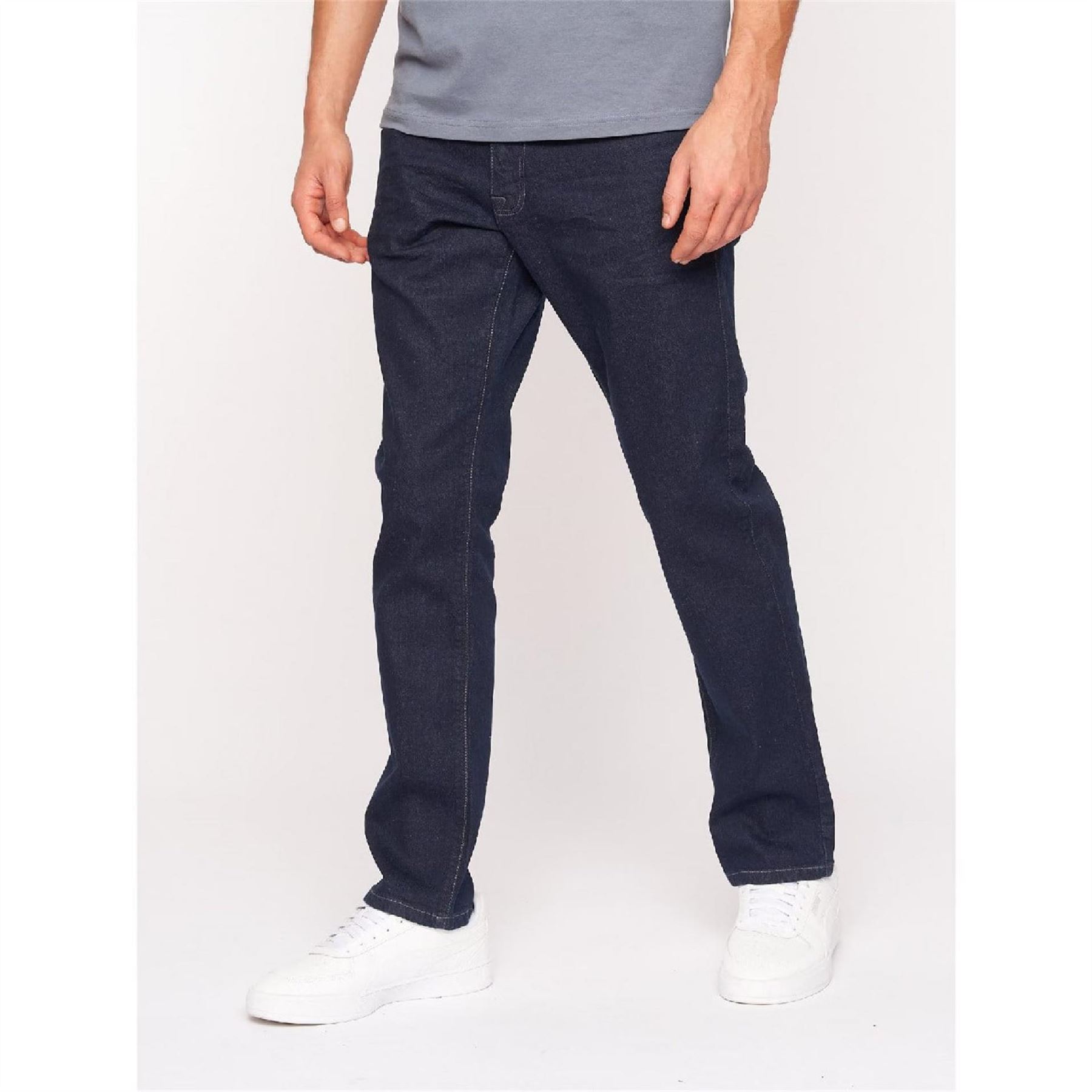 Crosshatch Men's Raw Cadman Strht Jn L 32 L In Blue