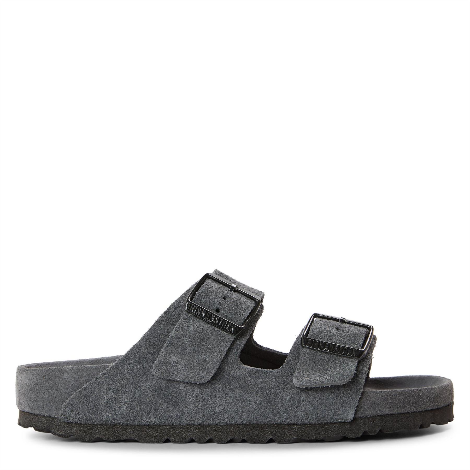 Birkenstock Men's Charcoal Arizona Exq Leve 5 (38) In Grey