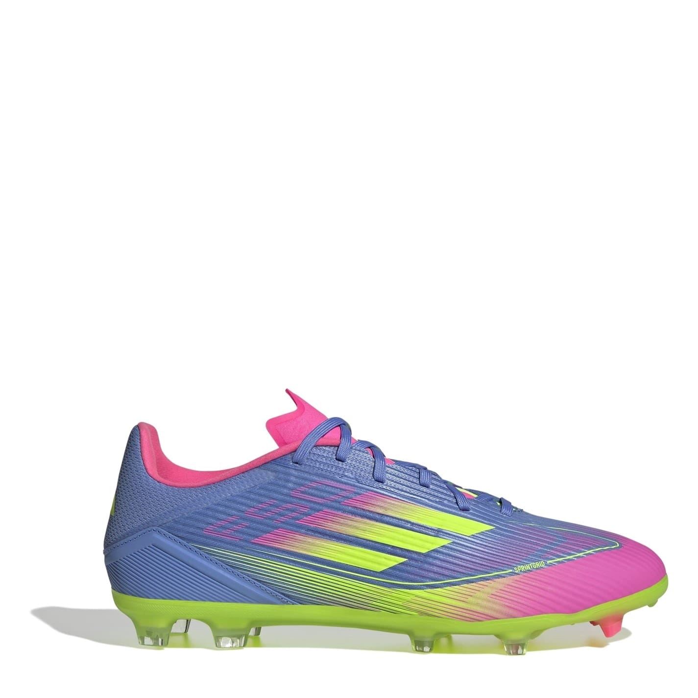 Adidas Blue Messi F50 Academy Adults Firm Ground Football Boots 9.5 (44) In