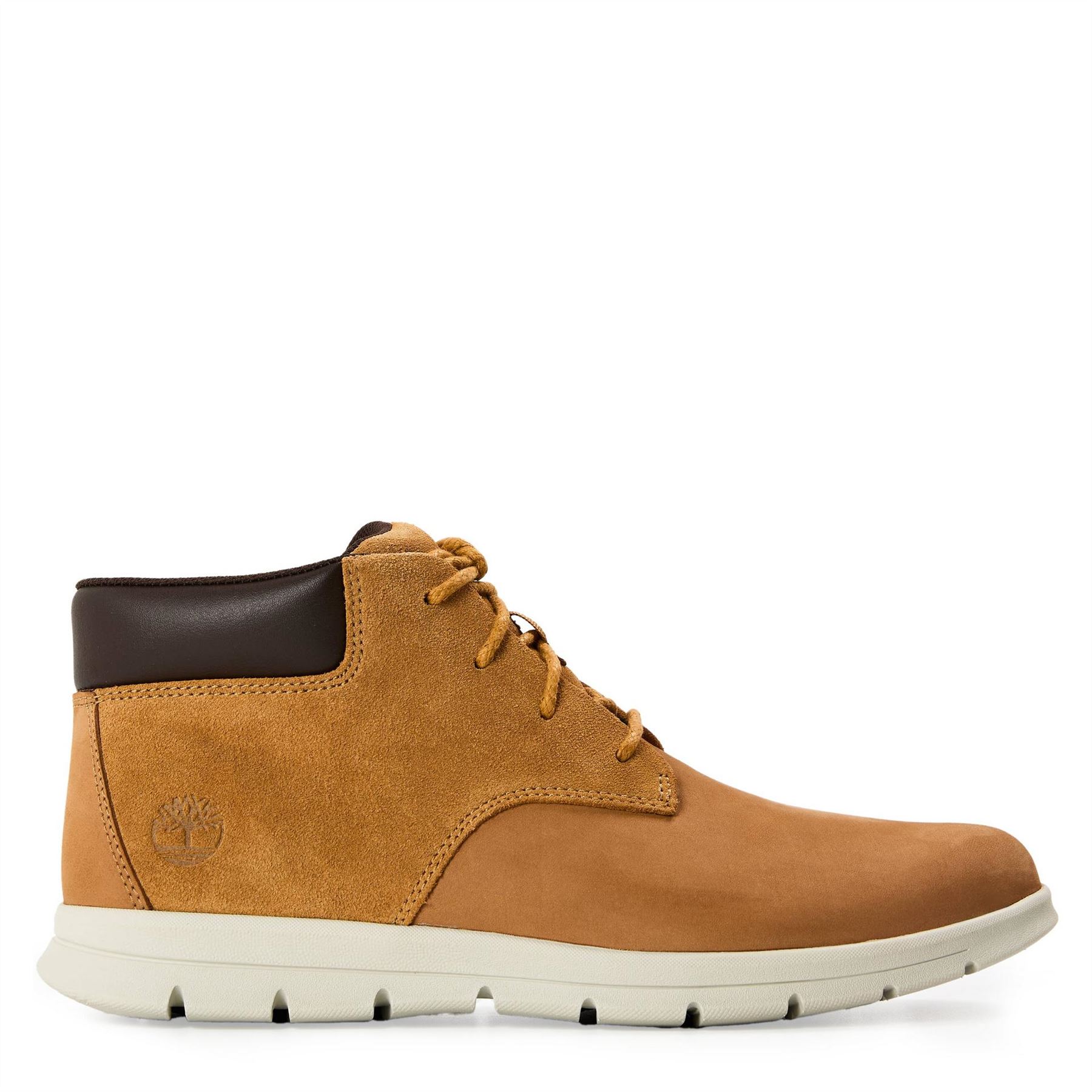 Timberland Men's Wheat Graydon Mid Lace Up Chukka Boots 7 (41) In Brown
