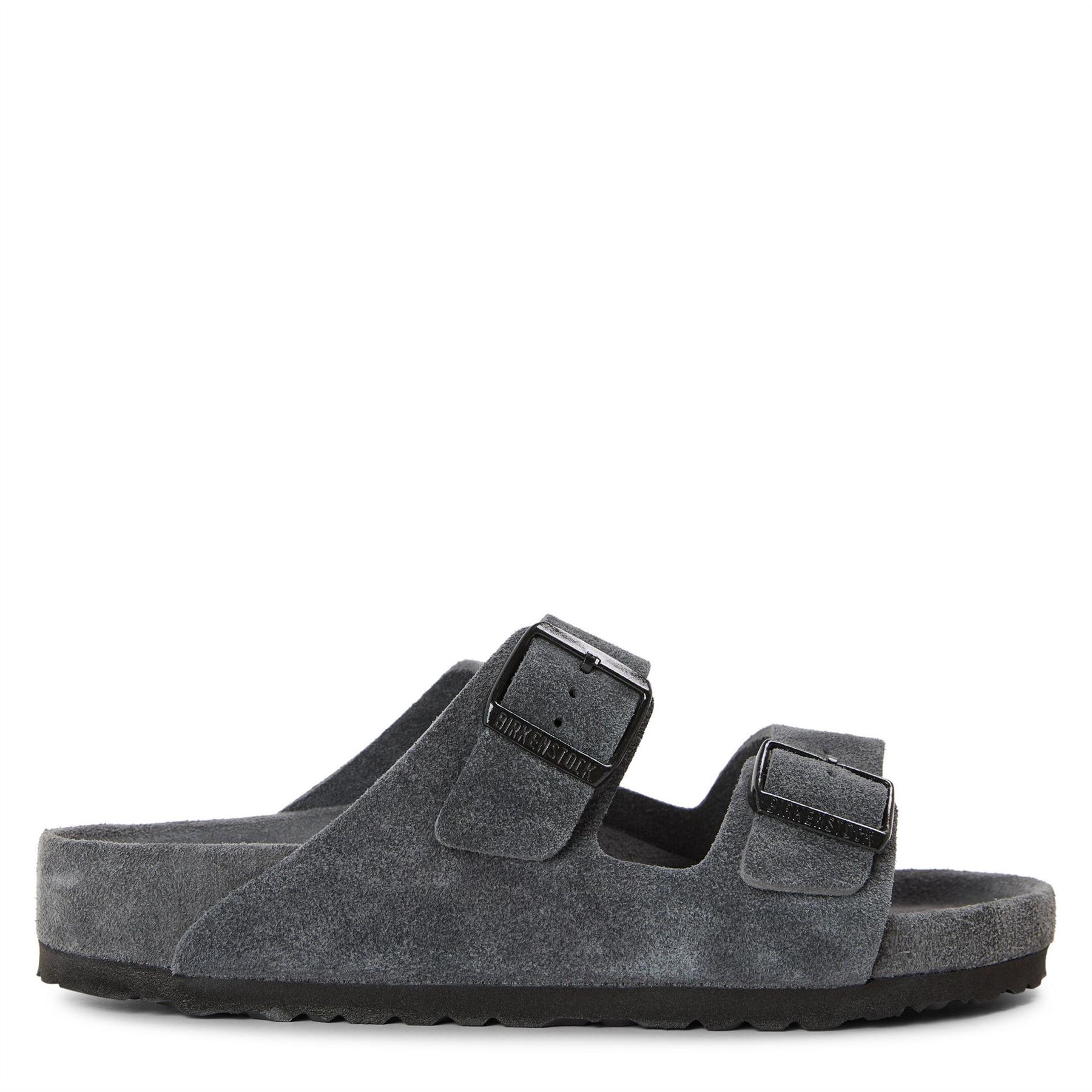 Birkenstock Men's Charcoal Arizona Exq Leve 5 (38) In Grey