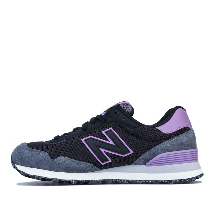 Women's New Balance 515 Classic Lace up Cushioned Trainer in Black | eBay