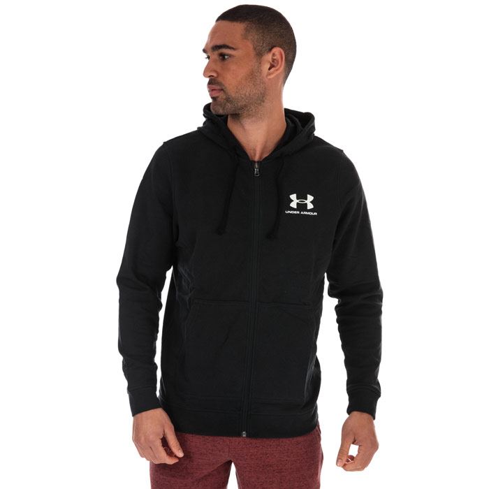 Under Armour Mens Sportstyle Terry Full Zip Hoodie Sports Fitness Hoody Jumper