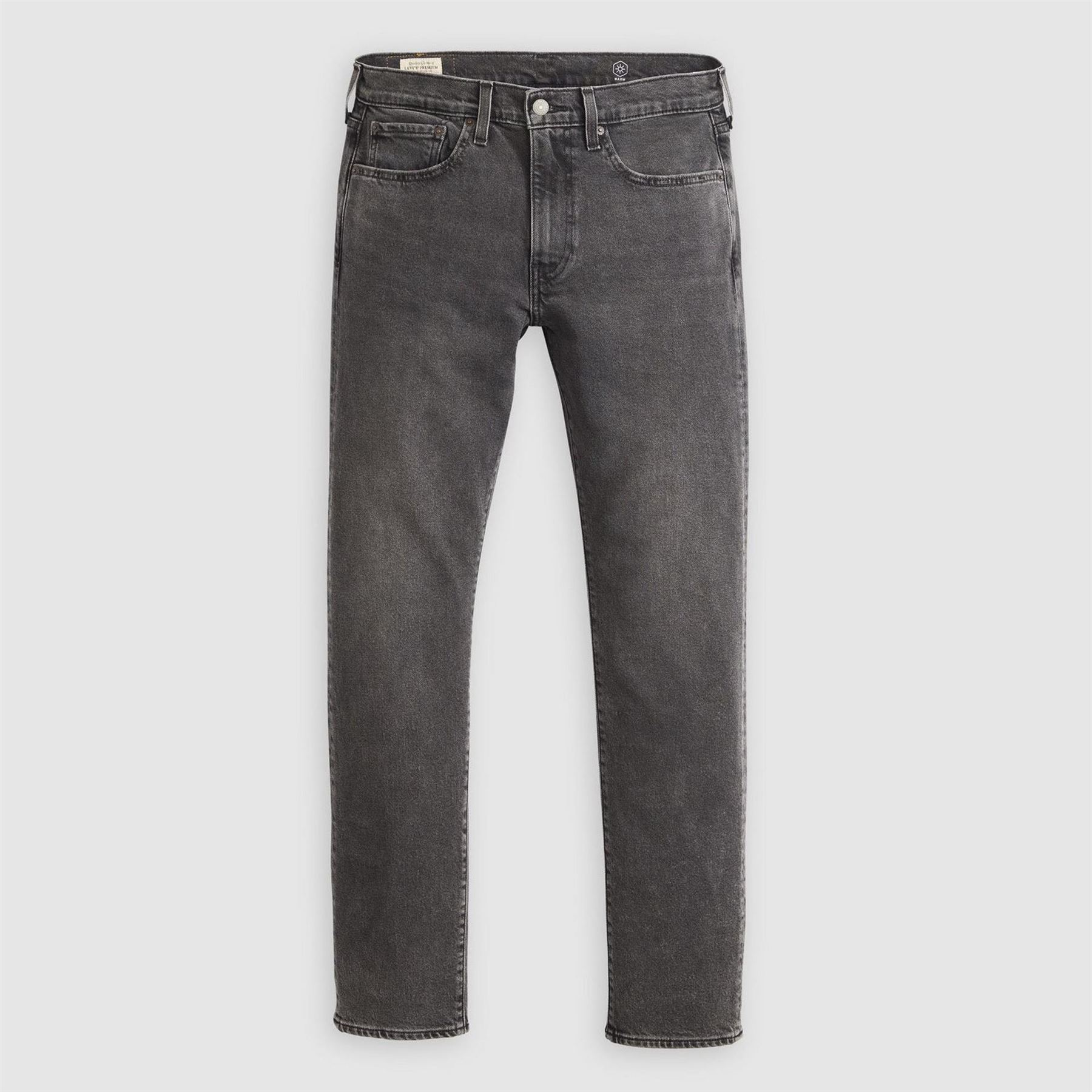 Levis Men's Pepper Warm 502 Tapered Fit Jeans 30W R In Grey