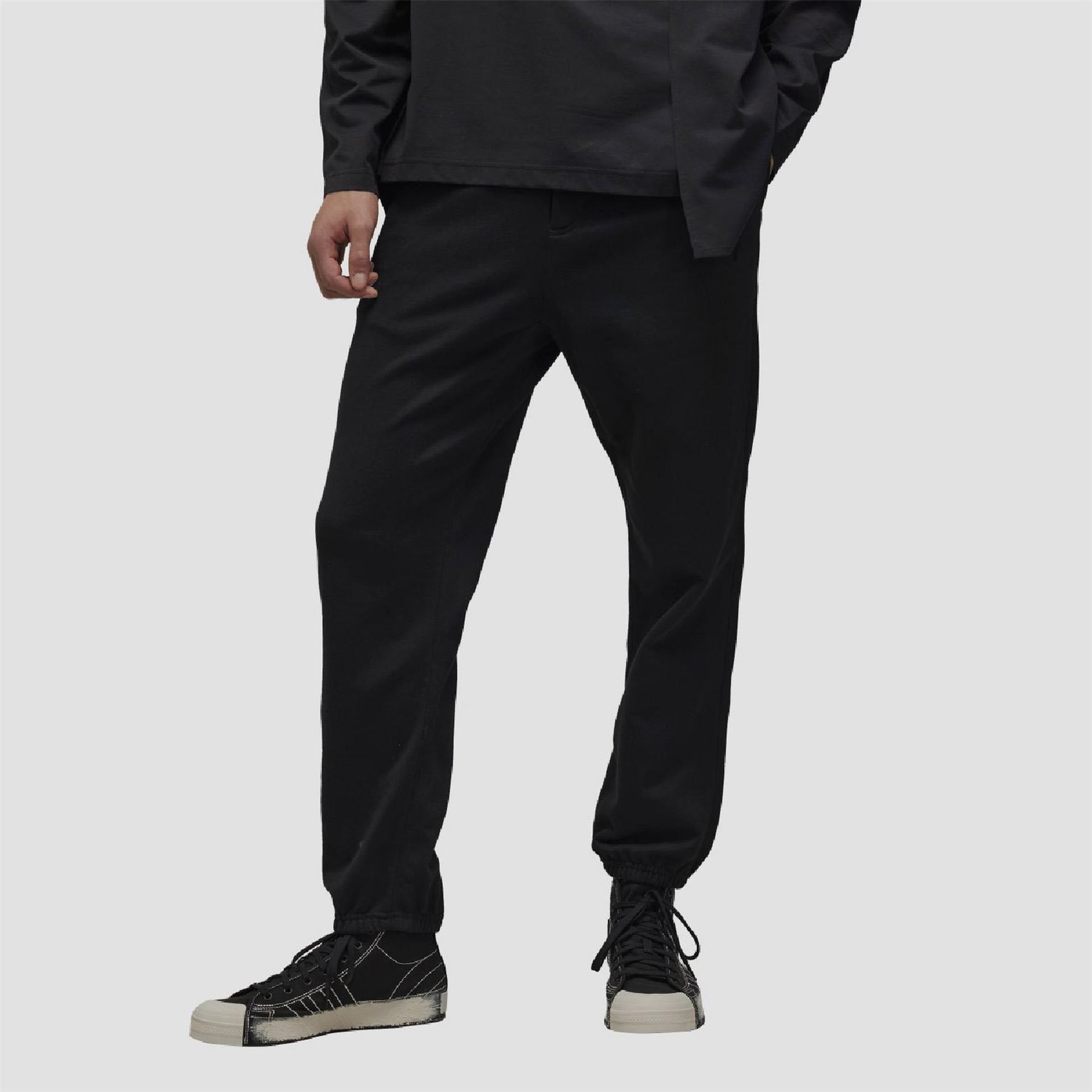 Y-3 Men's Black French Terry Track Pants X Small In