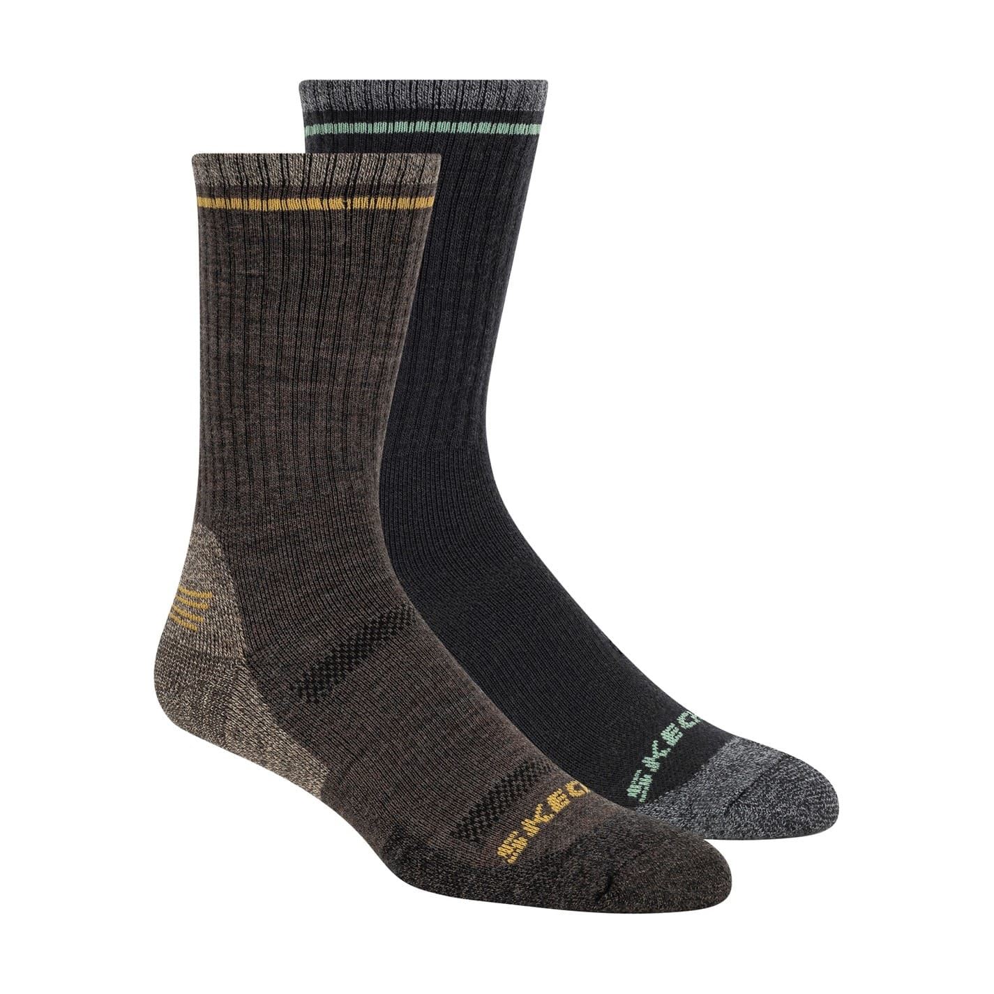 Skechers Men's Brown Crew Socks 7-11 In